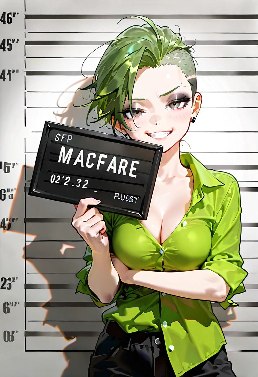 holding sign