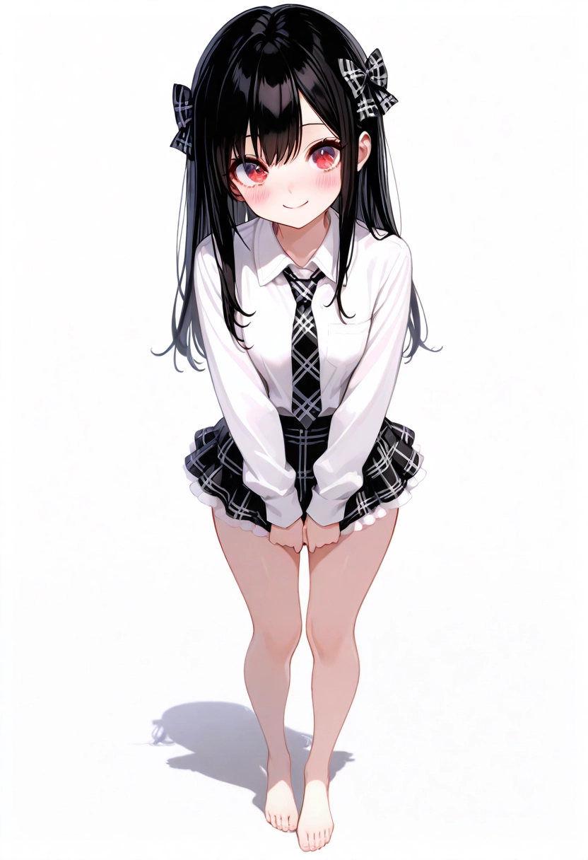 plaid necktie