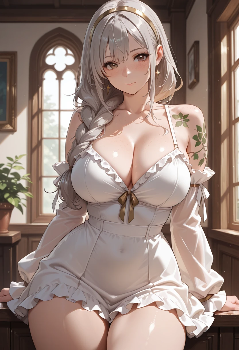 on lap