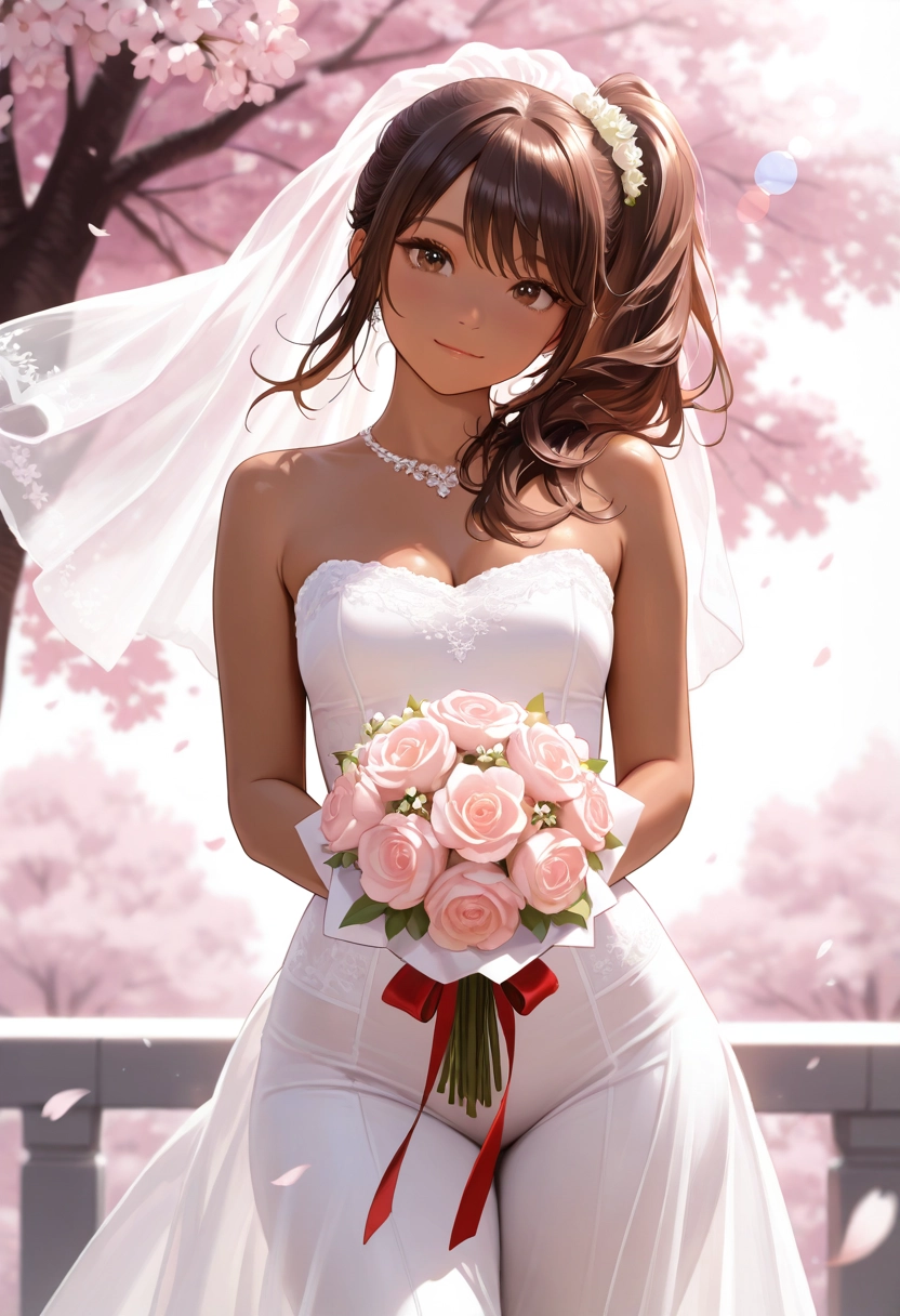 falling petals
