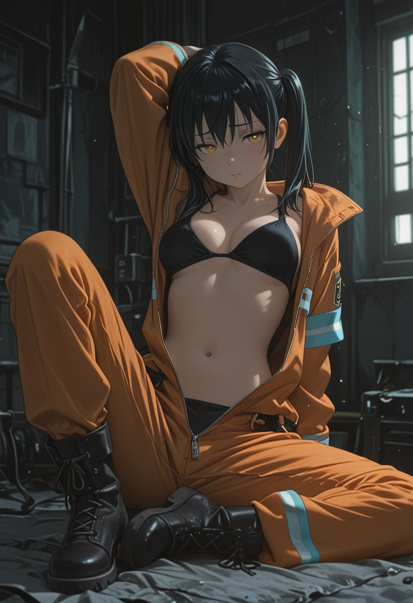 orange pants